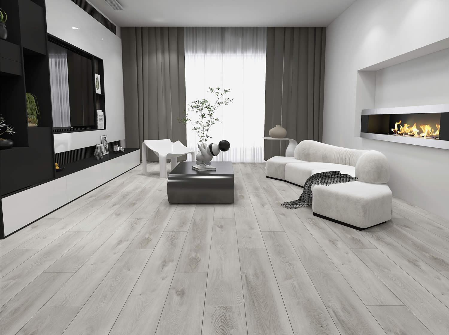 Lake Lanier Rigid Core Luxury Vinyl Flooring (AA collection) room scene - HomeLike 6.5mm 22mil wide plank | 254 Floors Waco TX wholesale