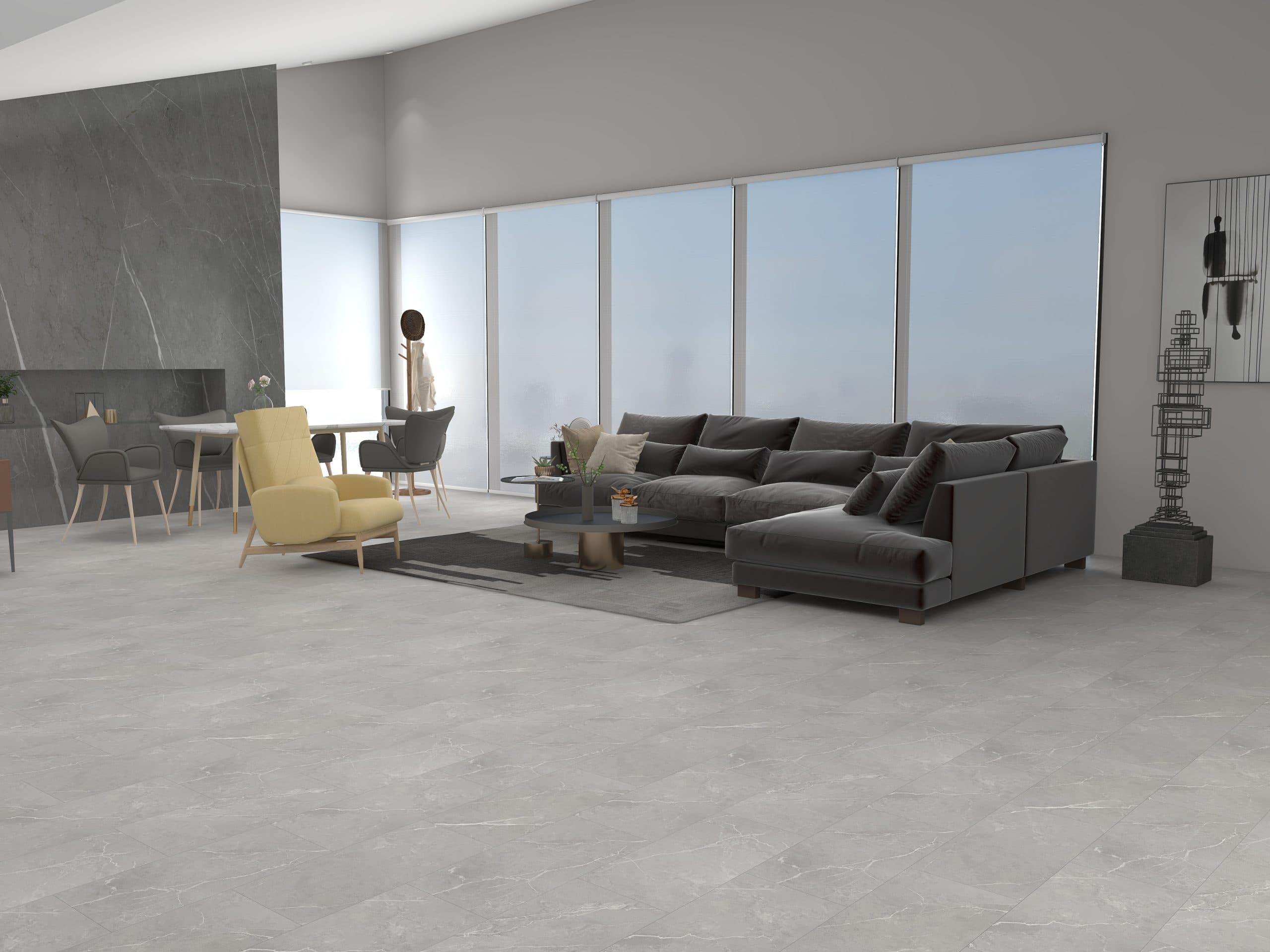 West Cliffe Rigid Core Pro Stone Grain Flooring room scene - HomeLike looselay floating rigid core SPC LVT vinyl plank flooring | 254 Floors Waco TX wholesale
