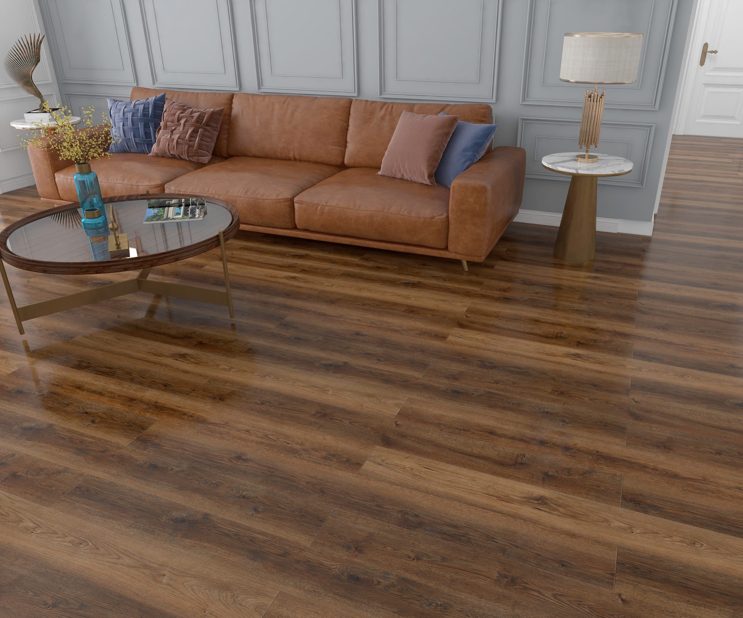 Cherokee Premium WPC Engineered Vinyl Flooring room scene - HomeLike looselay WPC LVT vinyl plank flooring | 254 Floors Waco TX wholesale